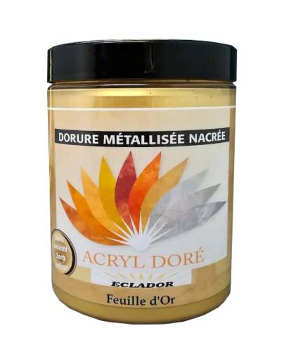 DORURE - ACRYL DORÉ FEUILLE D'OR 250 ML